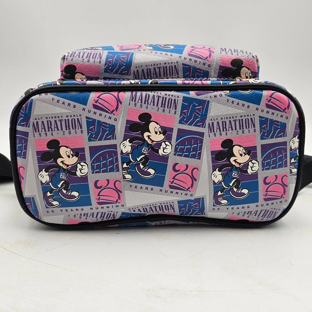 Run Disney Loungefly WDW Running Marathon 25th Anniversary Backpack Bag 2018
